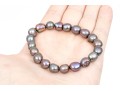 Fun Lot Of Cultured Black Freshwater Pearl Necklace And Bracelets, With A Hematite Necklace