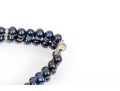 Fun Lot Of Cultured Black Freshwater Pearl Necklace And Bracelets, With A Hematite Necklace