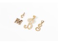 14k Yellow Gold Collection Of Initial Pendants