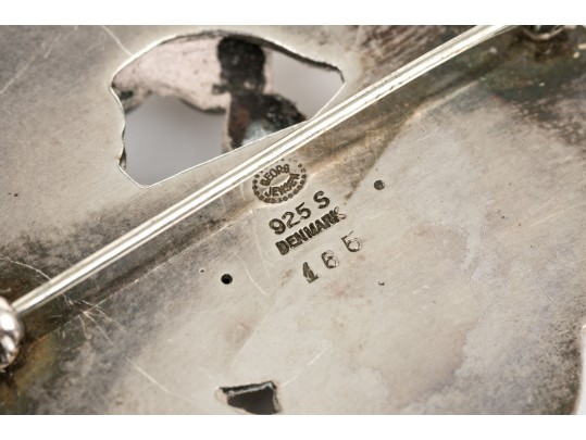 Georg Jensen Fabulous Vintage Dove Brooch, Pattern 165