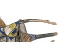 African Wood, Fiber And Paint Finished Mask, 20th C. 