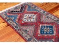 Hand-Knotted Persian Wool Runner Carpet, 9'-5