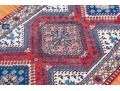 Hand-Knotted Persian Wool Runner Carpet, 9'-5