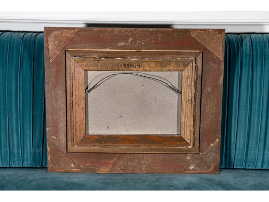 John Clymer (British-American, B. 1932) Oil On Canvas, Waterfront Town