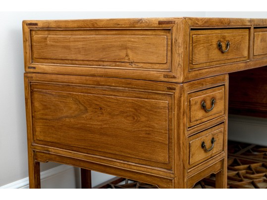 Excellent 19th Century Chinese Elmwood Desk