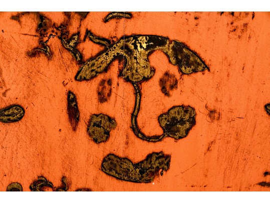 Wonderful Lacquered Chinese Marriage Cabinet