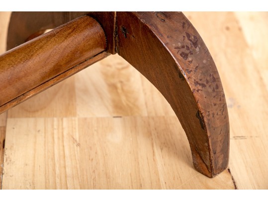 19th Century Biedermeier Lyre Form Accent Table