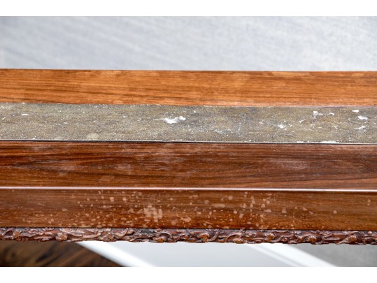 Chinese Carved Wood Slender Altar Table