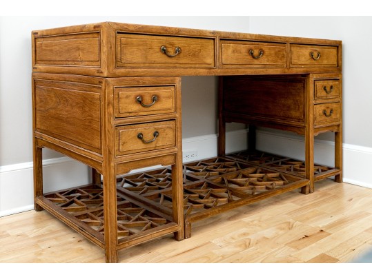 Excellent 19th Century Chinese Elmwood Desk