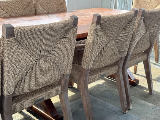 Fabulous Trestle Dining Table With Ten Kingsley Bate 