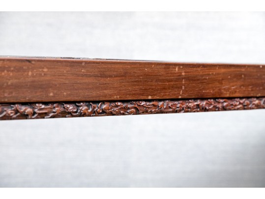 Chinese Carved Wood Slender Altar Table