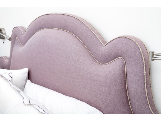 Chic Upholstered King Headboard
