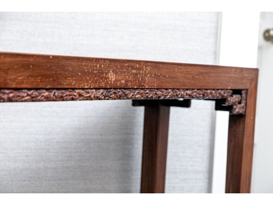 Chinese Carved Wood Slender Altar Table
