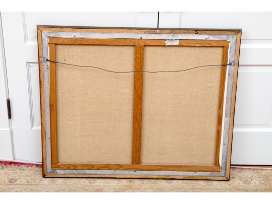 Yves-Armand Millecam (Algerian-French, B. 1933) Oil On Canvas, Winter Park Circa 1981