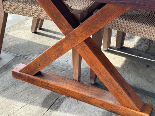 Fabulous Trestle Dining Table With Ten Kingsley Bate 