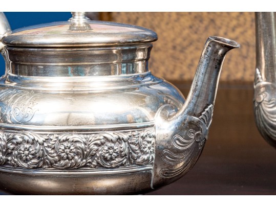 Antique Tiffany & Co. Sterling Silver Teapot And Coffee Pot
