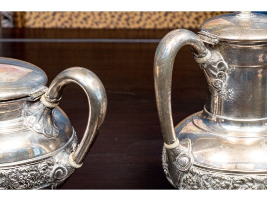 Antique Tiffany & Co. Sterling Silver Teapot And Coffee Pot