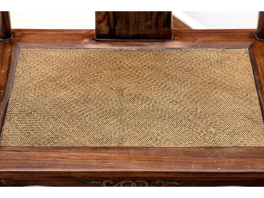 Fine Pair Of Traditional Carved Chinese Horseshoe Armchairs