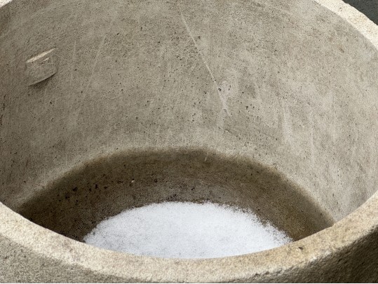 Pair Of Cast Stone Garden Planters