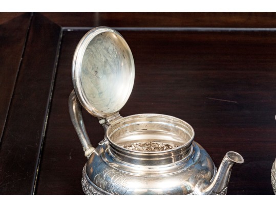 Antique Tiffany & Co. Sterling Silver Teapot And Coffee Pot