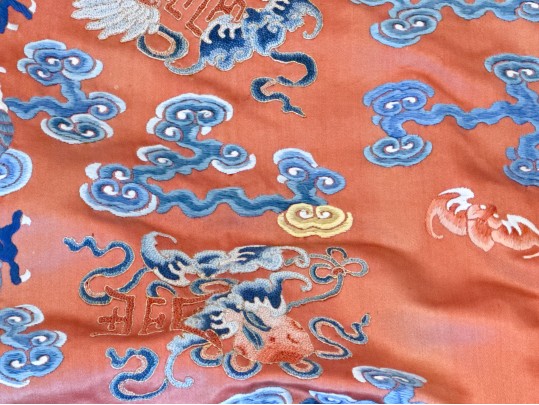 Han Chinese Mang Ao Woman's Dragon Robe, Ca. 1870