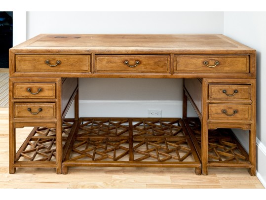 Excellent 19th Century Chinese Elmwood Desk