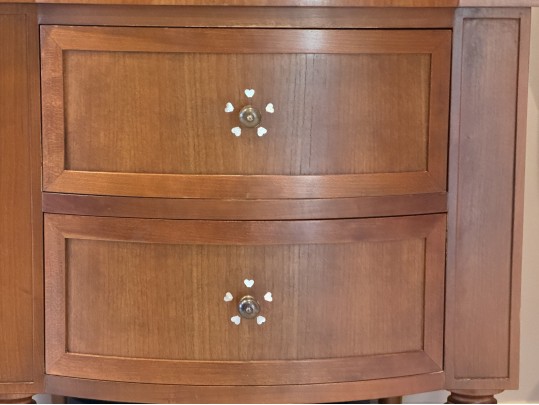 Mid-Century Directoire Style Fruitwood Dressing Table