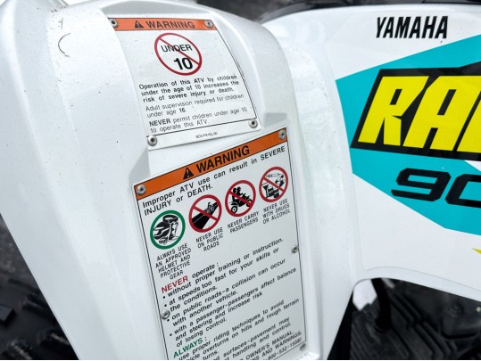 Yamaha Raptor 90 (Retail $3,299)