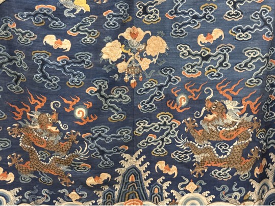 Antique Chinese Silk Longpao Robe