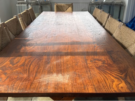Fabulous Trestle Dining Table With Ten Kingsley Bate 