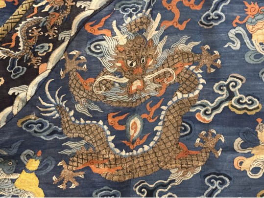 Antique Chinese Silk Longpao Robe