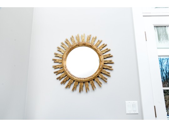 Stunning Italianate Gilt Sunburst Mirror