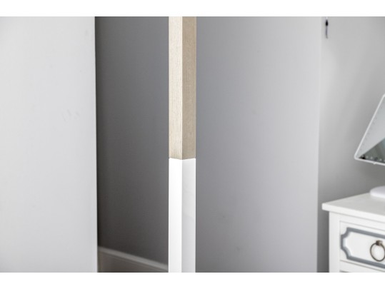 Possibly Serena & Lily White Lacquer And Grey Wash Poster Bed