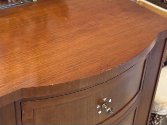 Mid-Century Directoire Style Fruitwood Dressing Table