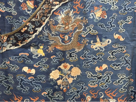 Antique Chinese Silk Longpao Robe