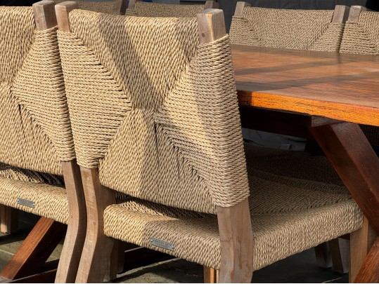 Fabulous Trestle Dining Table With Ten Kingsley Bate 