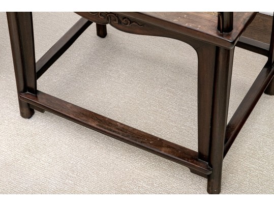 Fine Pair Of Traditional Carved Chinese Horseshoe Armchairs