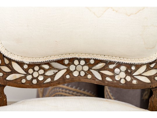 Set Of Three Antique Moroccan Salon Chairs