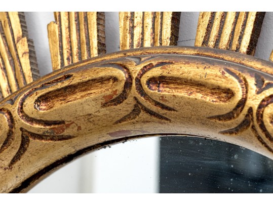 Stunning Italianate Gilt Sunburst Mirror