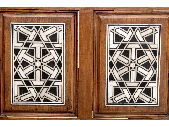 Antique Moroccan Inlaid Cabinet