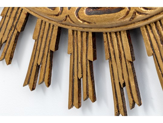 Stunning Italianate Gilt Sunburst Mirror