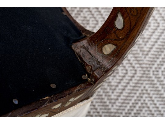 Set Of Three Antique Moroccan Salon Chairs