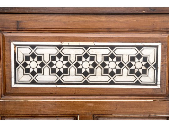 Antique Moroccan Inlaid Cabinet