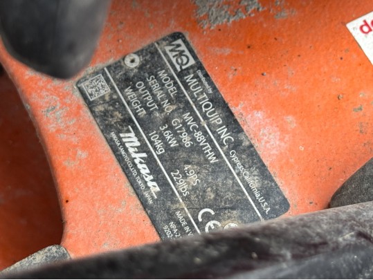 Mikasa Multiquip MVC88 Plate Compactor