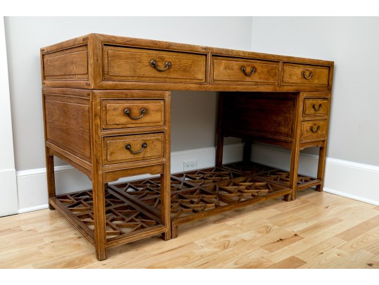 Excellent 19th Century Chinese Elmwood Desk