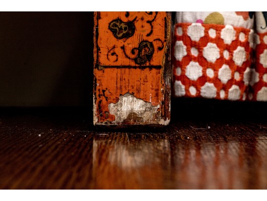 Wonderful Lacquered Chinese Marriage Cabinet