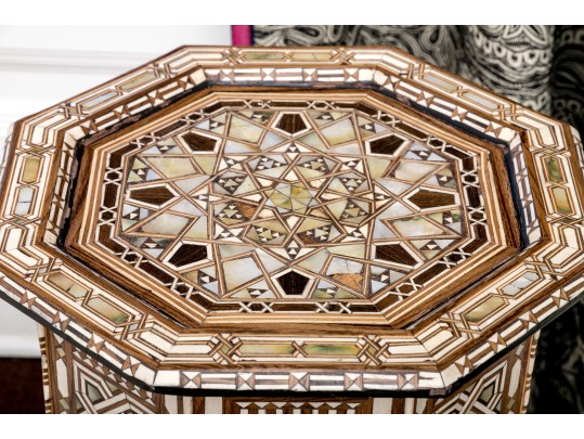Fantastic Inlaid Moroccan Table