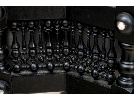 Finely Detailed Inlaid Moorish Accent Table