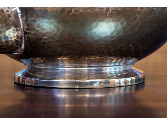 English Hammered Sterling Silver Teapot