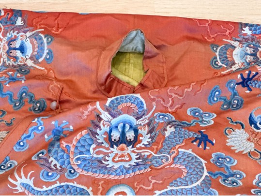 Han Chinese Mang Ao Woman's Dragon Robe, Ca. 1870